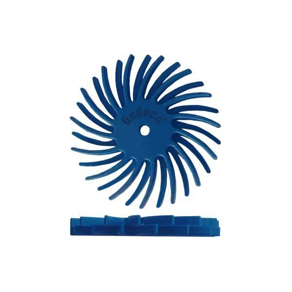 SUNBURST 7/8'' TC DUAL DISCS BLUE 400 GRIT (A/O) 12/BX, Dedeco, Mfr#: 1927